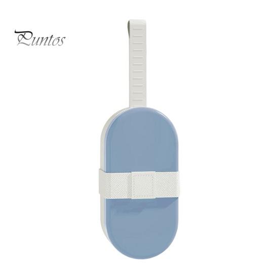 

Бутылка для воды для собак 250 мл, диспенсер для воды 2 в 1, контейнер для еды, переносная миска для собак на открытом воздухе с силиконовым шнурком для походов и путешествий синий/белый