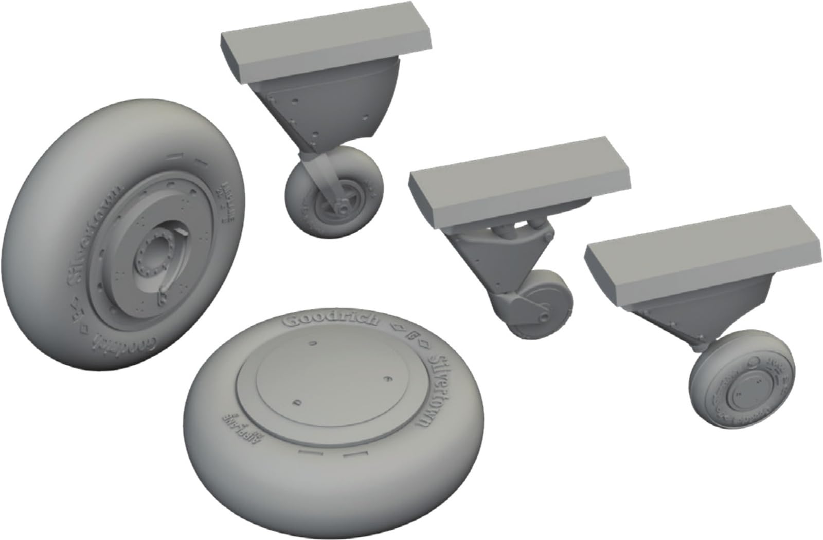 

Eduard 1/48 Brassin F4F-4 Wheels (Early Model) for Academy Model Kits (Model Airplane) EDU6481089