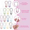 300/450Pcs Safety Pins with Storage Box Calabash Crochet Stitch Markers Knitting Crochet Locking Safety Pin Safety Pins Set