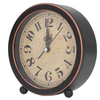 Tischuhr im Retro-Stil, einfache Identifizierung, leises Ticken, strahlungslos, hohe Genauigkeit, Batteriealarm