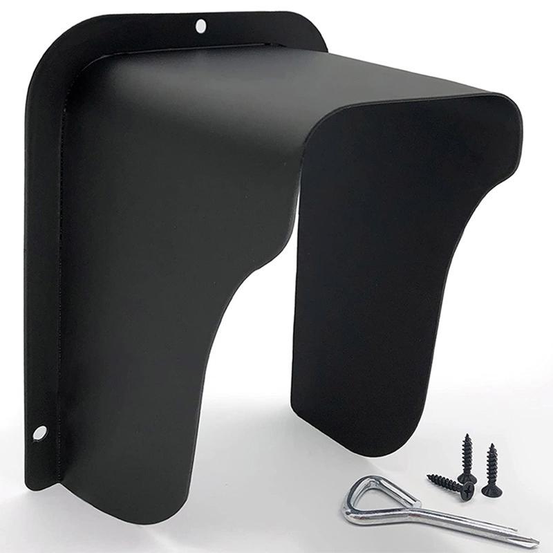 

ABNO-Doorbell Rain Cover Doorbell Sun Protection Box Socket Rain Cover Visual Access Control Machine Wind Shield чорний