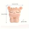 Animal Succulent Flowerpots Desktop Decoration Home Cartoon Bonsai Resin Succulent Small Flowerpots Micro-landscapes Flower Pots