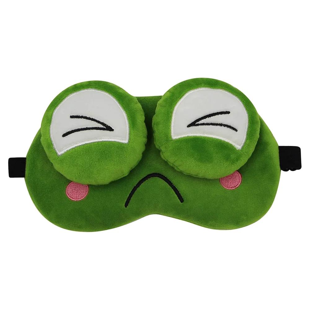 Cartoon Frog Big Eye Mask Breathable Shading Ice Sleep 3D Breathable Lunch Break Eye Mask Holiday Gift