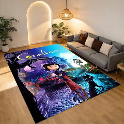 Coraline World Living Room Nonslip Area Rug Soft Carpet For Bedroom Game Playroom Sofa Office Home Decor Doormat Christmas Gift C9301726