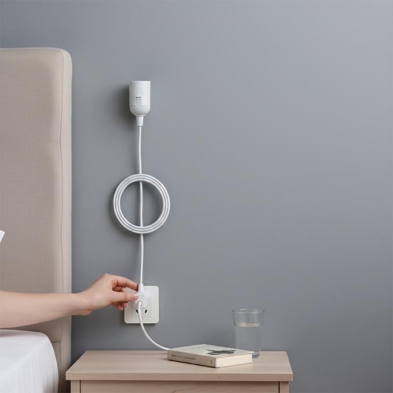 Lamp Base With Extension Cord 110-240V Outdoor E27 Lamp Base With Extension Cord Waterproof E27 Lamp Holder