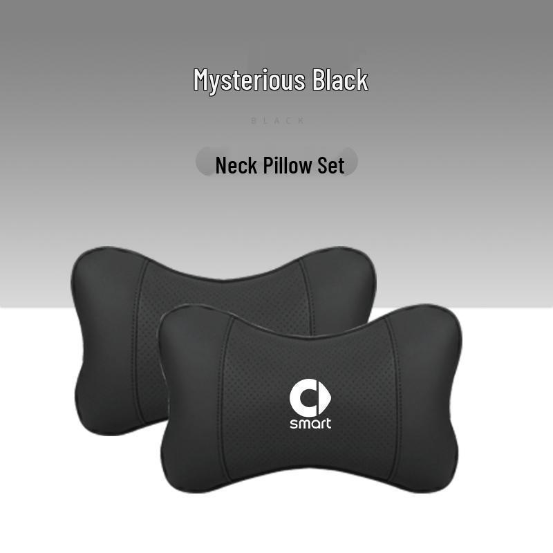 Mercedes Smart Car Headrest & Lumbar Support Cushion: Neck Protection & Hugging Pillow for Elf 1 Fortwo.