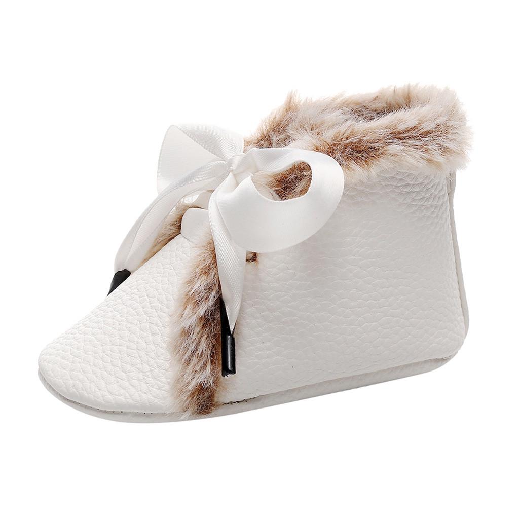 Baby-Stiefel für Neugeborene, Mädchen und Jungen, warme Schuhe, Lauflernschuhe, Stiefeletten