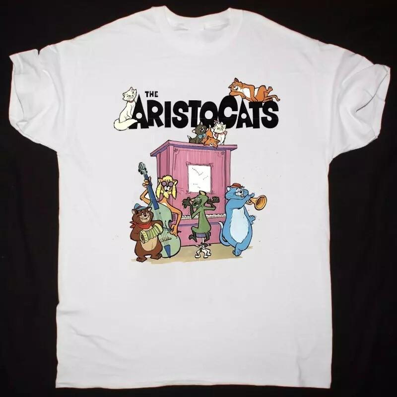 Классическая унисекс хлопковая футболка The Aristocats Movie S-5XL Унисекс футболка M