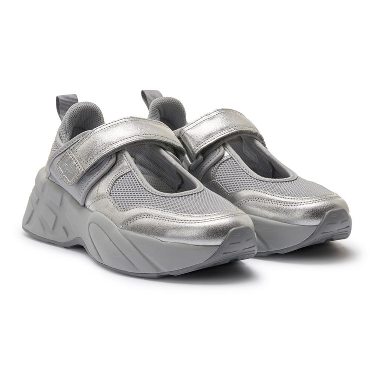 ONITSUKA TIGER Sp-Mj Personality Versatile Thick Sole Mary Jane Shoes Women Shoes Silver 1183C583-020