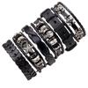 Qinuo Vintage European and American Genuine Leather Bracelet - Classic Simple Design.