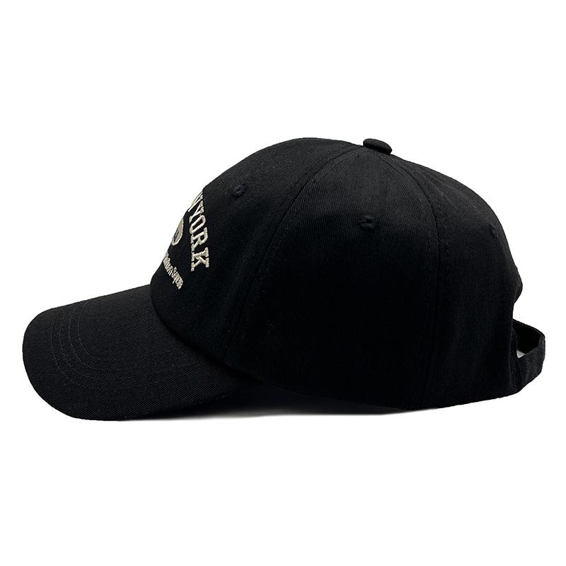 Vintage American Letter Embroidery Cap Men'S And Women'S Casual Versatile Bent Baseball Cap Men'S