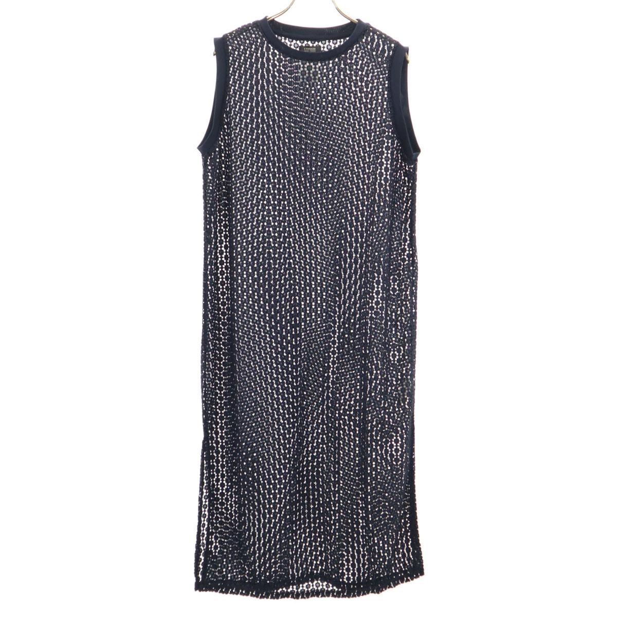 

JOURNAL STANDARD L ESSAGE OKIRAKU коллаборация Без рукавов кружевное Длинное платье Женское Б/у