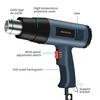 Adjustable Temperature Industrial Home 2000W Hot/Cold Air Heat Gun for Shrinking,Desoldering,Bending,Stripping and DIY Crafts