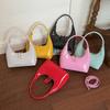 Handbag, Small Tote Bag, Simple Print Crescent Bag, Fashionable Crossbody Bag