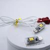 1 Paar T15/T10 Superhelle Blinkerbirne Doppelkontakt Motorrad Blinkleuchte W16W LED-Birne für Standlicht Nebelscheinwerfer