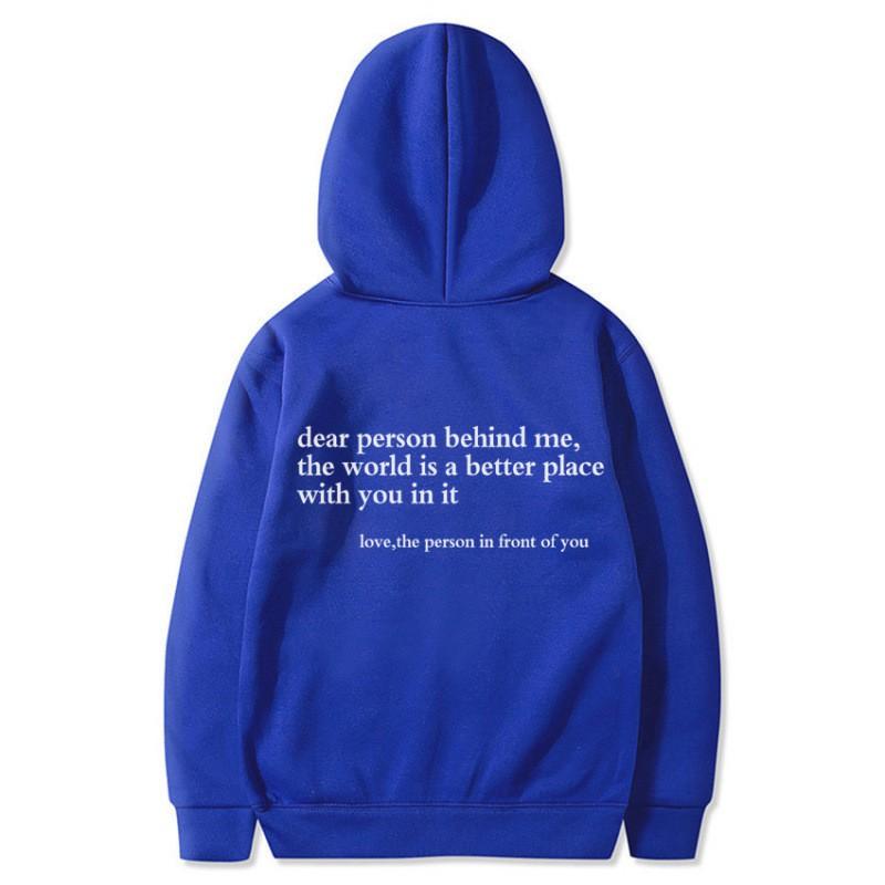 Womens Oversized Hooded Sweatshirt With Kangaroo Pocket Letter Print Short Sleeve Loose Fit