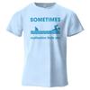 Sometimes Motivation Finds You Mens TShirt 100 Cotton Soft Breathable SweatAbsorbent Oversized Humorous Tees Tops Loose Fit