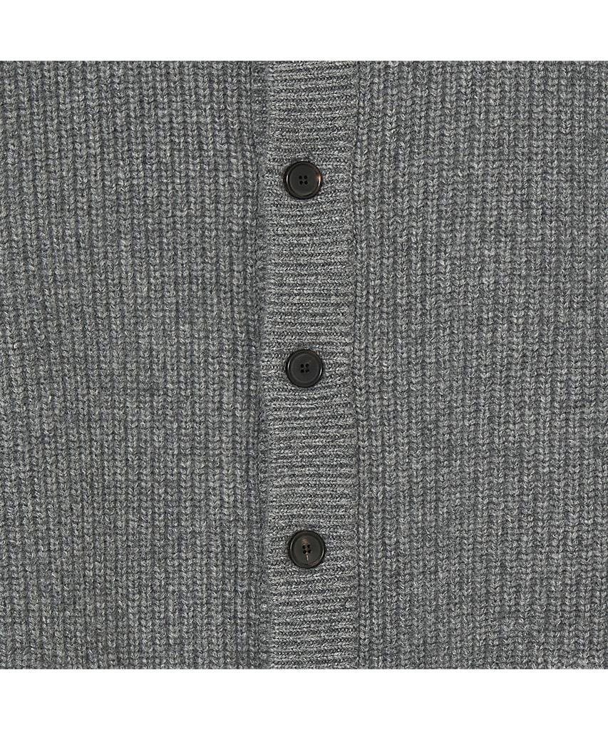IOLO Merino Wool Knit Fur Jacket_Gray
