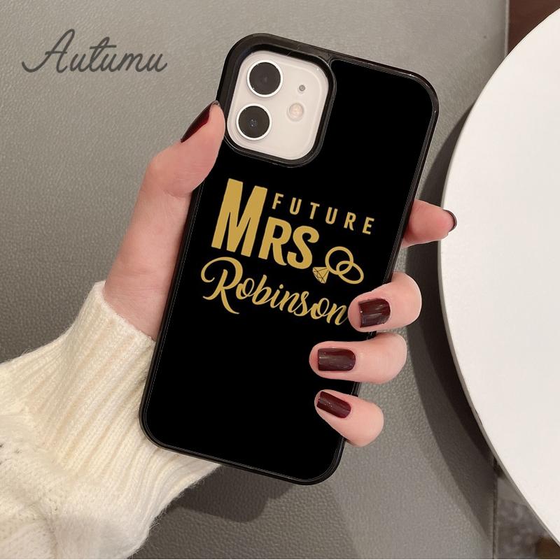 Future Mrs Bride Phone Case for iPhone 17 Air 15 16 16e 11 12 13 14 Pro Max Plus Cover coque Fundas Shell