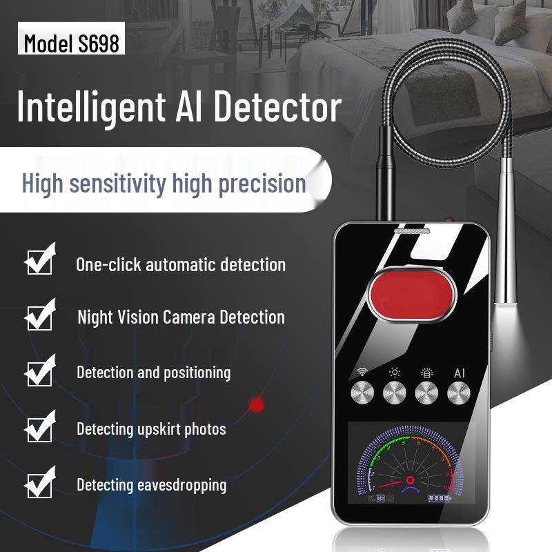 S698 Infrared Camera & Wireless GPS Signal Detector: Anti-Spying, Anti-Eavesdropping, Hotel Scan 120x63x12 mm
