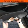 For Lynk & Co 09 2026 2026 Car Door Slot Protective Pad Leather Waterproof Door Groove Mat Storage Barrel Interior Accessories