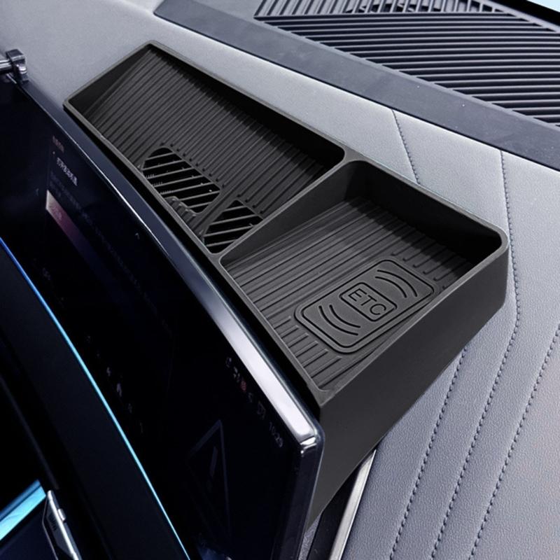 Universal Flexible Silicone Storage Organizers Tray Nonslip Shockproof Design Food Grade Materials Interior Accessories