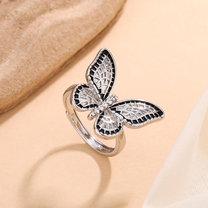 Xiaomi 925 Sterling Silver Rings for Women Couple Minimalist Handmade Buterfly Zircon Ring Fine Jewelry Gift Prevent Allergy