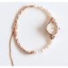 AKIPANDA Pearl Bracelet Women's Rose Gold Pearl Waterproof Wristwatch