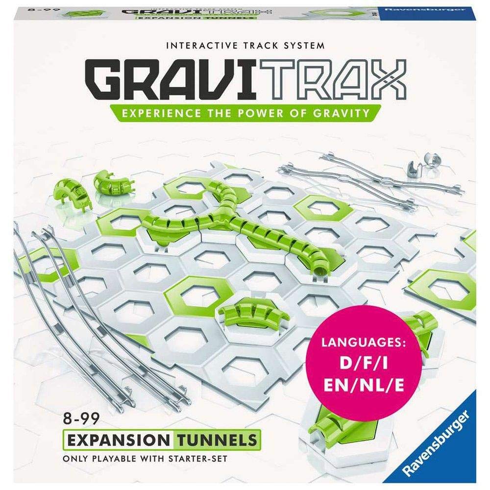 Ravensburger Marble Run (Slope Toy) GraviTrax Expansion Set with Tunnel Set (26820 7), Ages 8+ [Educational Toy, Birthday/Christmas Gift]