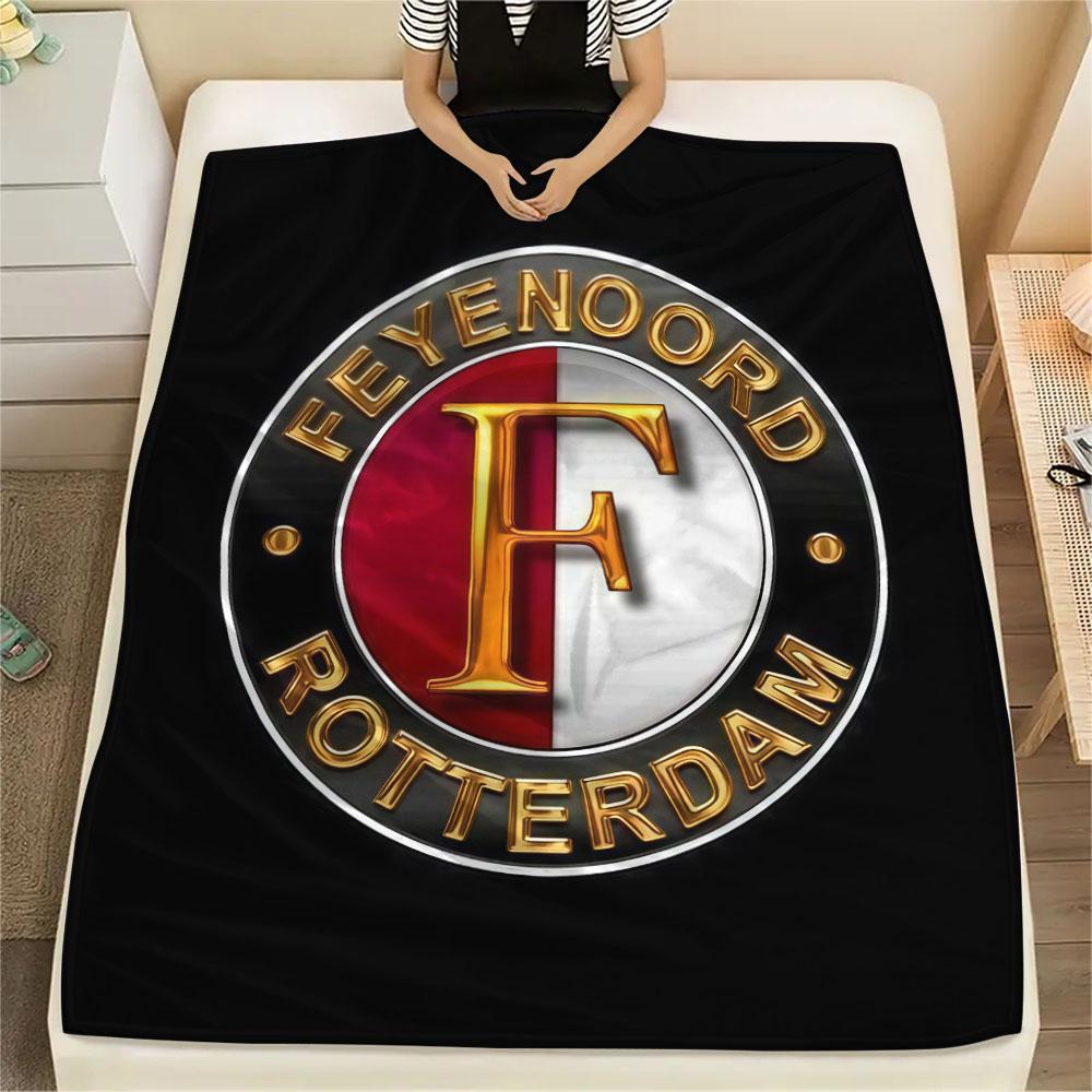 1PC Feyenoord Patterned Flannel Blanket Suitable For All Seasons for Home Decor Warmth and Comfort Gifts Holiday Present