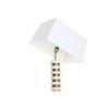 Desk lamp Home ESPRIT White Beige Golden 50 W 220 V