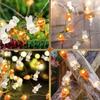 Easter Rabbit Themed LED Lights USB Charging Decorative String Lights for Tabletop Mantels Staircase Festival Decoration