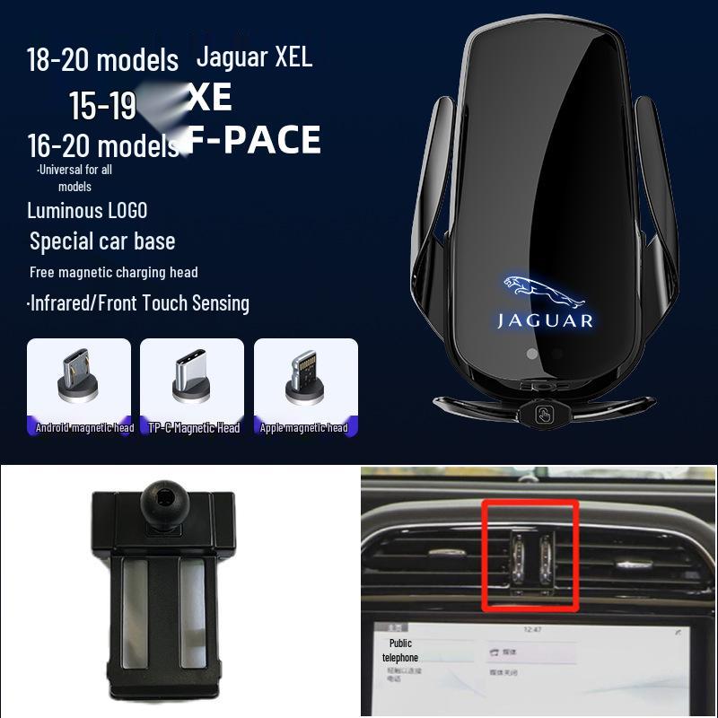 Jaguar XFL/XEL/E-PACE/F-PACE Magnetische Kabellose Schnelllade Auto Handyhalterung