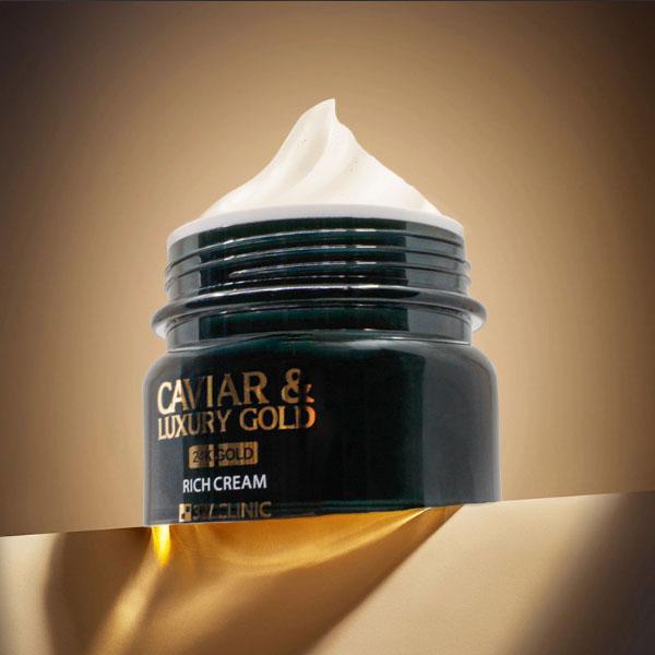 3w Clinic Kaviar & Luxus Gold Reichhaltige Creme 100g