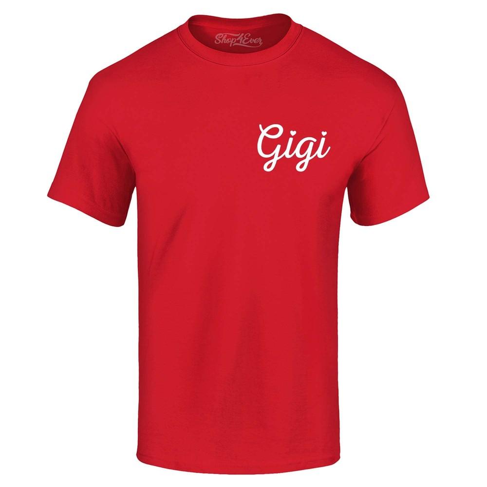 

Gigi Grandma Pocket Size T-shirt Mothers Day Gift Gran Granny Mom Mum Mama Shirt 4XL