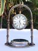 Antique Desk Clock Vintage Table Top Antique Brass Decorative Gift