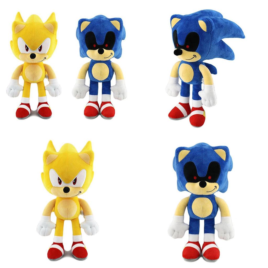 30cm Super Soft Sonic Shadow The Hedgehog Plush Dolls For Kids And Adults