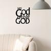 My God Is Great Christian Metal Wall Art Inspirational Home Decor Indoor Outdoor Hanging
