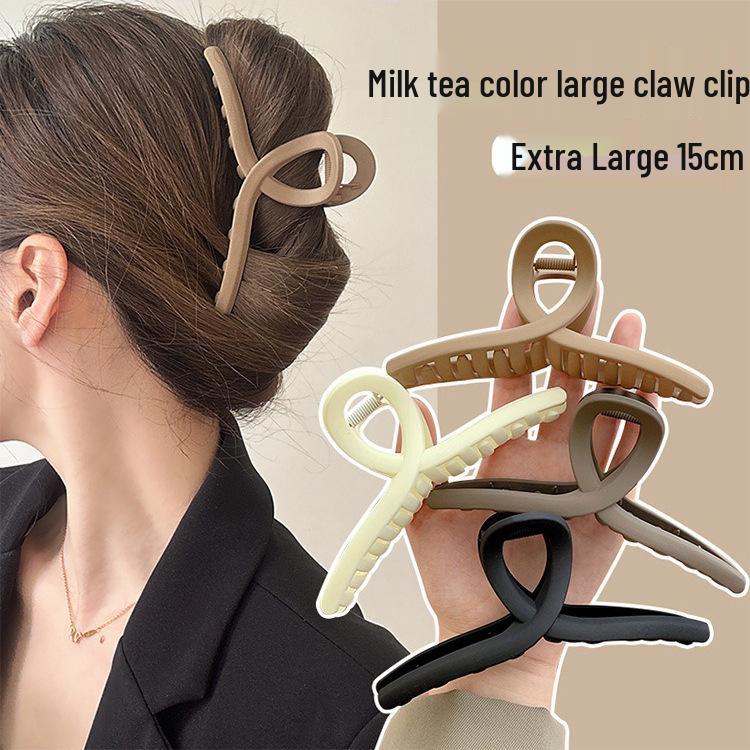 Extra Large 15cm Shark Hair Clip for Women's Headwear - Premium Claw Accessory
