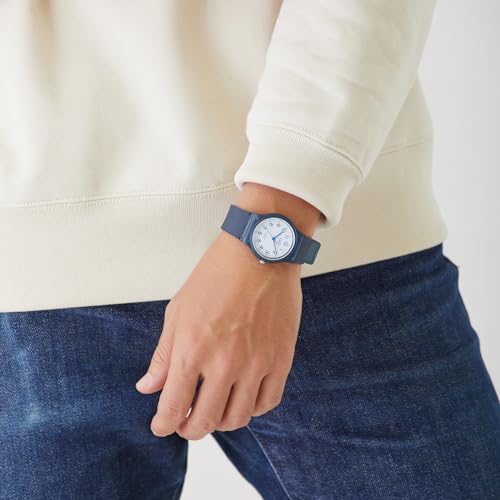 Citizen Q&Q Watch, Q&Q (Amazon.co.jp Exclusive), Analog, 10 ATM Water Resistance, Urethane Strap, V06A-519VK, Blue