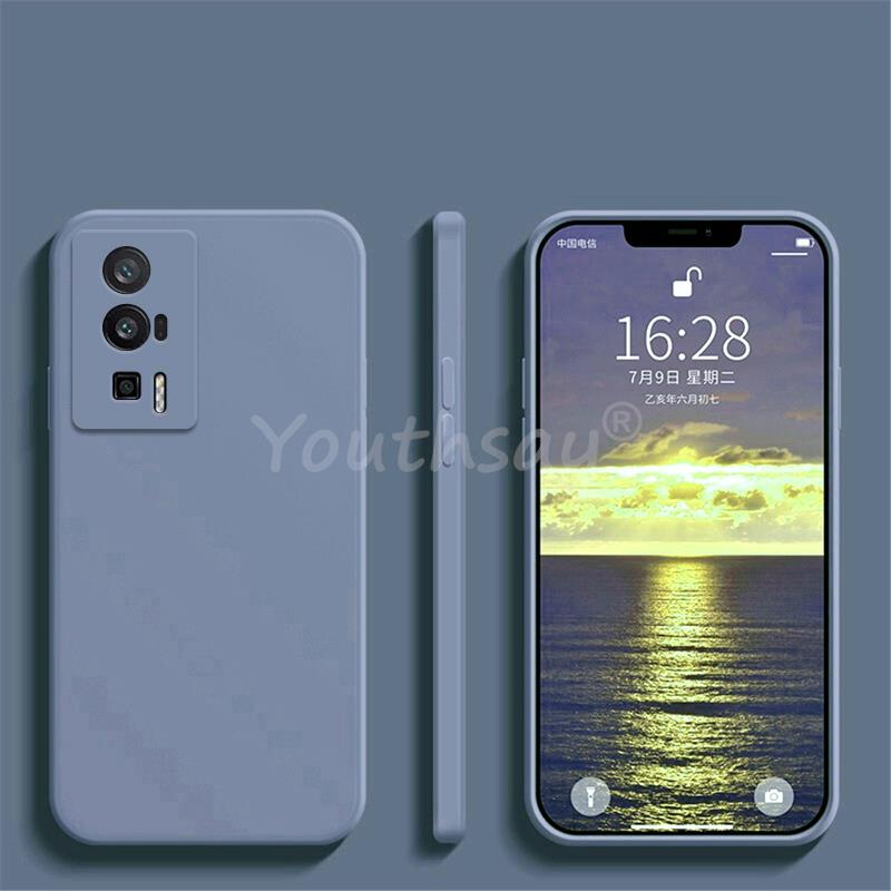 

Для Xiaomi POCO F5 F4 Pro Чехол силиконовый жидкий официальный чехол для телефона POCO X5 Pro Чехол TPU Защитный чехол POCO M5 Pro Чехол POCO F5 Pro