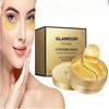 GLAMGUID Under Eye Patches for Dark Circles with 24k Gold | Pack of 60 Eye Cooling Gel Pads | Hydrogel Eye Patch Mask with Collagen for Relaxing Ey
