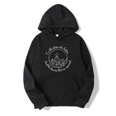 Acotar Velaris Hoodie Night Court Hooded Sweatshirt Sarah J Mass ACOTAR Hoodies Velaris City of Starlight Unisex Pullovers Tops