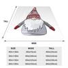 Christmas Gnome Blankets Fleece Sofa Throw Blanket Warm Throw Blankets for Couch Bedding Office Throws Bedspread Quilt