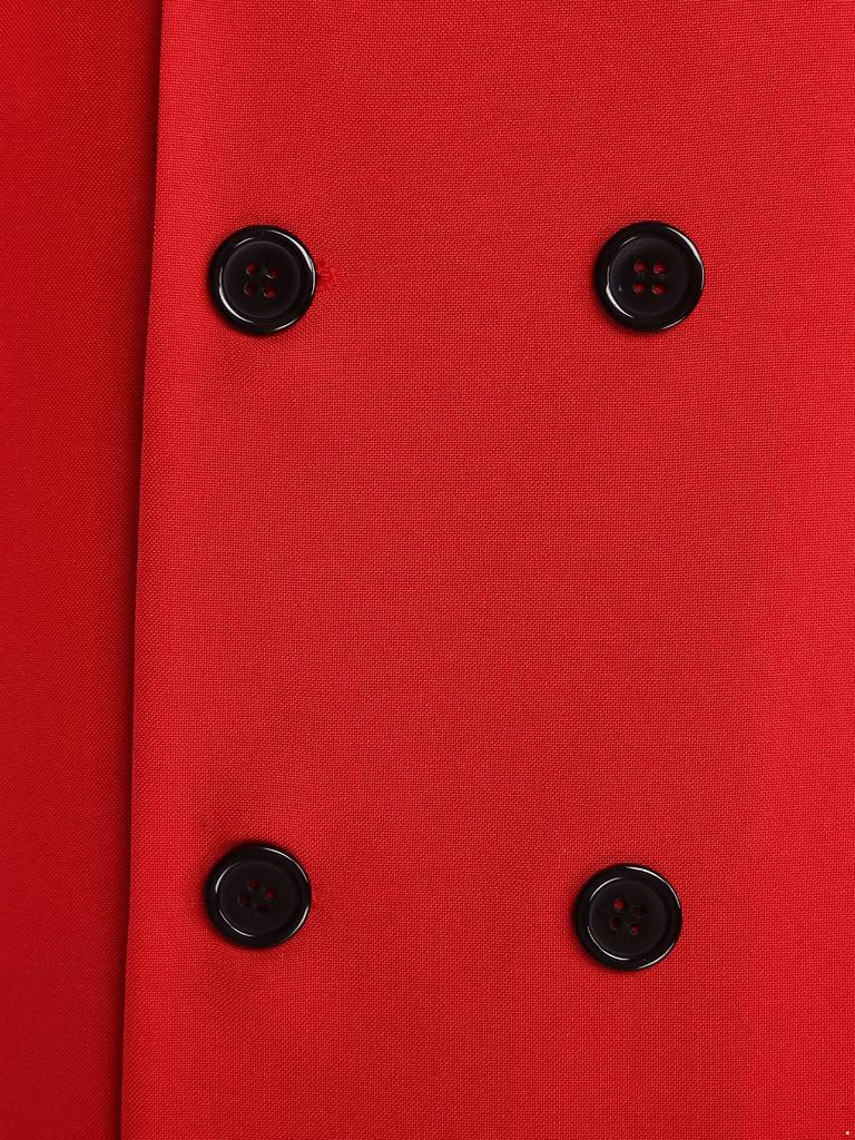 Unisex Kitchen Uniform Short Sleeve Color Block Chef Jacket Cook Coat Men Women Work Top