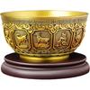 Aris & Juno Prachtige Messing Zodiac Schatkist - Traditionele Chinese Feng Shui Stijl, Perfect voor Huisdecoratie, Kantoor Ornamenten, en Cadeau Geven,
