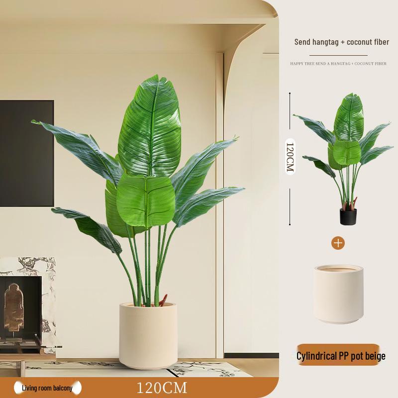 Árbol Artificial Ave del Paraíso - Planta de Suelo Grande para Interiores para Decoración de Sala de Estar