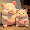 25/35/45cm Pink Doll Stuffed Sitting Lovely Pig Plush Toy Say Love Valentines' Day Present
