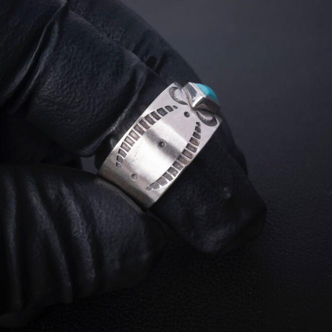 Josilver Native American Ring (Turquoise) Type.1