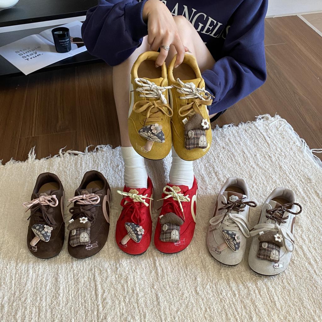 2025 autumn new Korean version breathable Forrest Gump shoes female ins student casual shoes female moral training running cute women's shoes